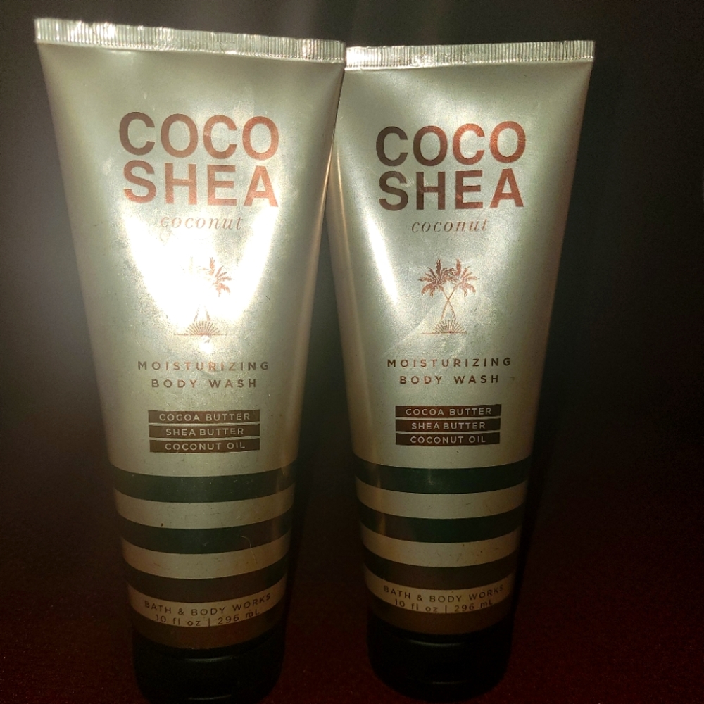 2- Bath and Bodyworks Coco Shea Coconut Bodywashes